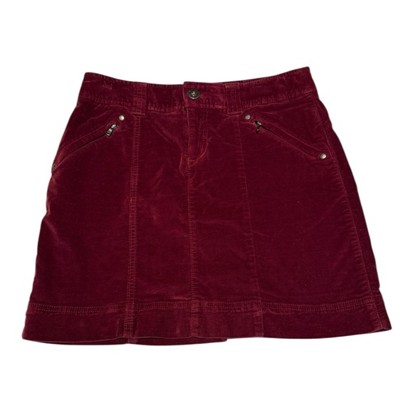 Athleta Velvet Mini Skirt Size 4 - Picture 1 of 3